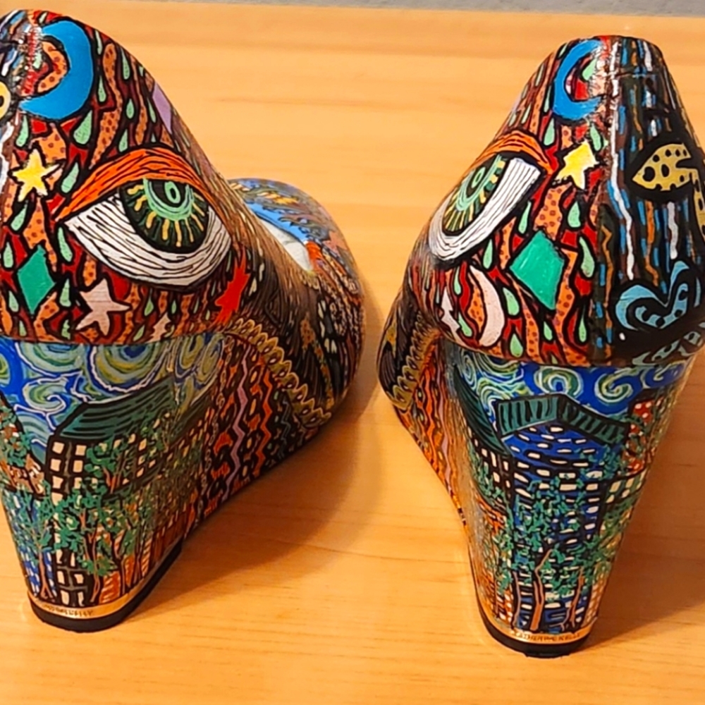 Custom Handpainted Wedges - Picture 11 of 11